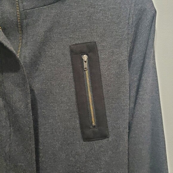 Cabi Love, Carol Collection Gray Mesh Back Utility Jacket, Size XS - Picture 5 of 11